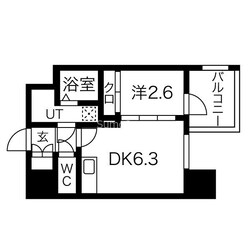 ミラージュパレス難波グランツの物件間取画像